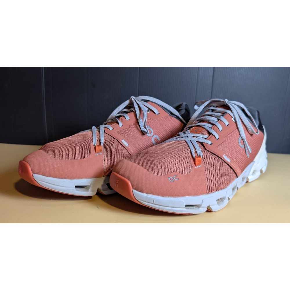 On Running Men's Cloudmonster Running Shoes Coral Size 11 Good